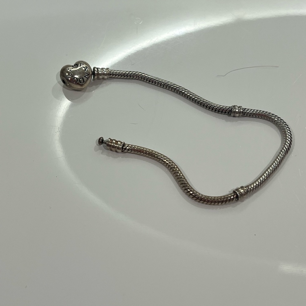 Pandora silver charm bracelet